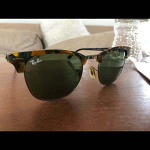 Ray Ban Clubmaster Fleck Green